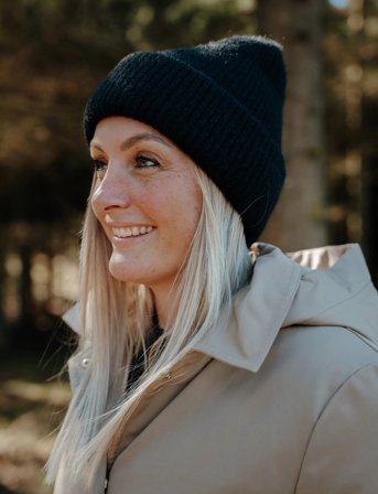 COLD Wool Beanie - Black - ONE SIZE