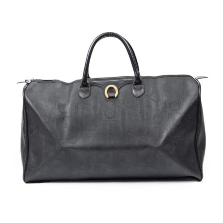 Dior Vintage Pre-owned Weekend Bags Sort, Dame Vintage Tasker, Størrelse: ONE Size