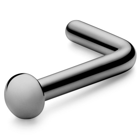 Piercing para o Nariz em Titânio Prateado de 6 mm para homens - Piercings para nariz