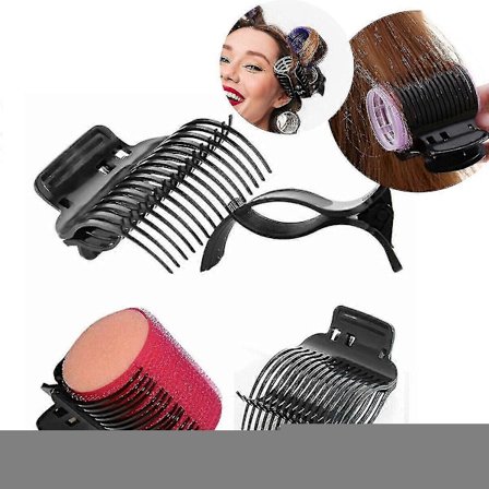 6/12x Hårklämmor för Kvinnor, Rullhår, Locktänger, Cloud Nine The O Clips