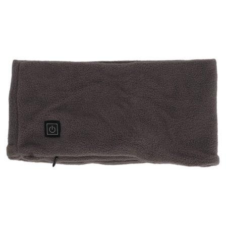 Oppvarmet skjerf Myk polyester Elektrisk oppvarmet skjerf USB-drevet 3-temperaturinnstillinger Nakkevarmer for innendørs utendørs Grå