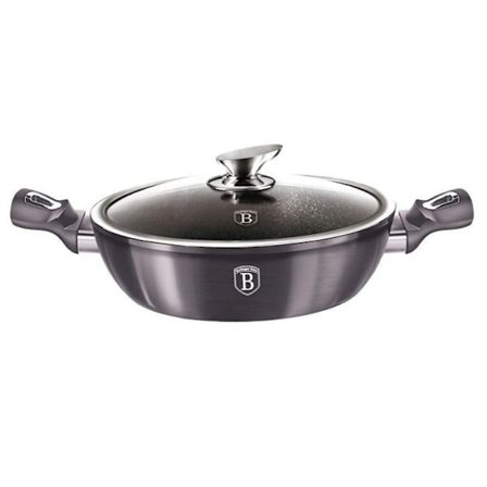 BERLINGERHAUS Djup gryta med lock 28 cm Carbon PRO Line BH-6898