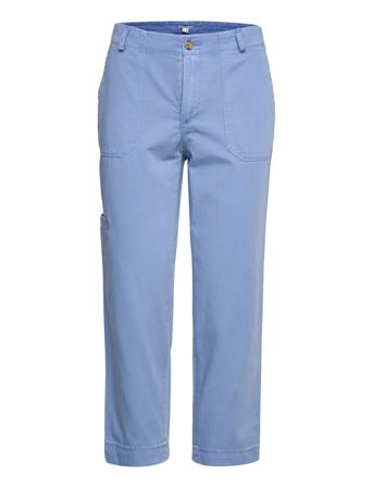 Pants Woven Slimfit Bukser Blå Esprit Casual