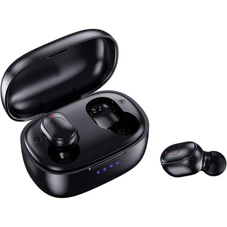 Trådlösa öronsnäckor, stereoljud med stor bas, Bluetooth-hörlurar med mikrofon, 35 timmars speltid USB C-laddningshörlurar, Bluetooth-hörlurar för