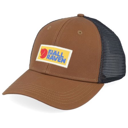 Fjällräven - Brun trucker Keps - Vardag Långtradarkeps Timber Brown Trucker @ Hatstore