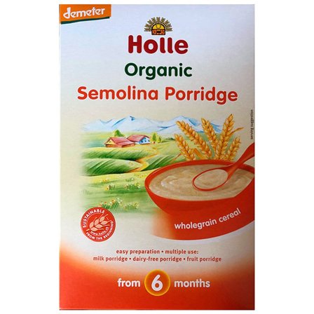 Holle Demeter Fuldkornsgrød Med Semulje 250 g, Børn & Forældre, Babymad, Grødblandinger
