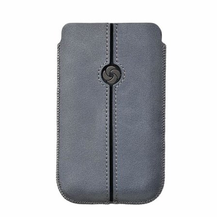 Mobile Bag Dezir Leather Medium Grey