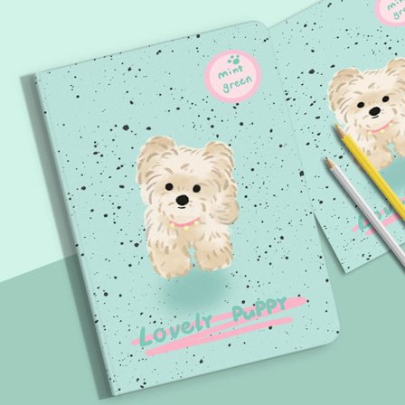 Tyylikäs suojakotelo iPad mini6 8.3" Kirja Pilkullinen Koira L Söpö Sarjakuva Yhdeksäs Pehmeä