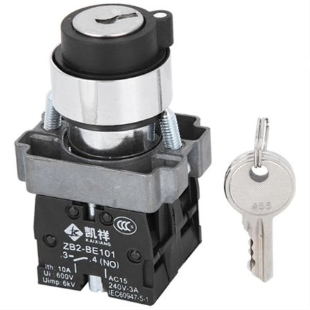 ZB2‐BE102 Nøglelås Kontakt 2 Positioner Antioxidant God Konduktivitet Nøgle Kontakt Lås db