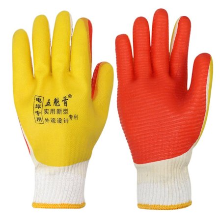 Arbeidshansker Sveisehansker Gummi Lapphansker