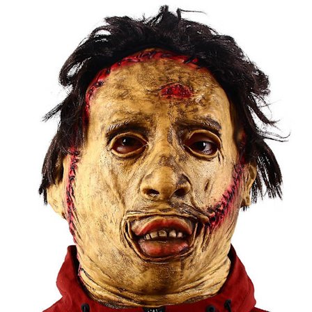Texas Chainsaw Massacre Lädermasker Halloween Skräck Fancy Dress Party Cosplay Latex Masker