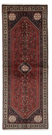 Tapis Abadeh 76X203 De Couloir Noir/Marron (Laine, Perse)