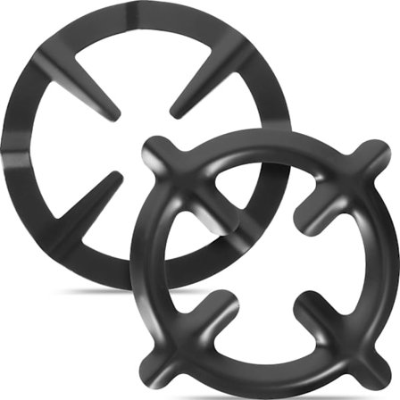 2 stk. Metalbeslag Jern Gaskomfur Kogeplade Kogeplade Gitter Gasovn Gitter Kaffe Pot Stativ Gas Ring Trivet (FMY)