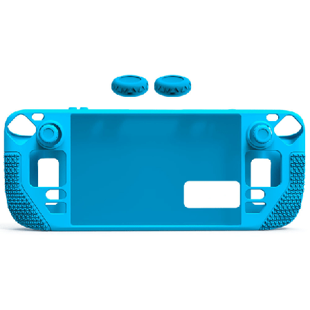 Beskyttelsescover til Shell For Steam Deck Game Console Beskyttende til etui Blødt silikone beskyttelsescover med 2 joystics