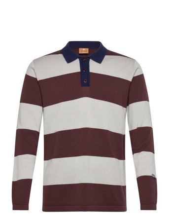 Mos Mosh Gallery | Mmgroyal Preppy Ls Polo Knit | L