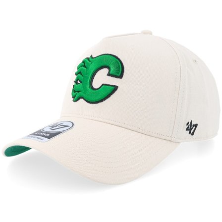 47 Brand - NHL Blanc adjustable Casquette - Hatstore Exclusive x Calgary Flames Vintage Stanley Sure Shot Dt Natural A-frame Adjustable @ Hatstore