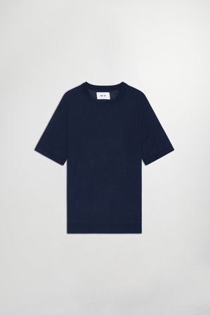 NN07 Harold 6584 Tee male Blue Wool Blend