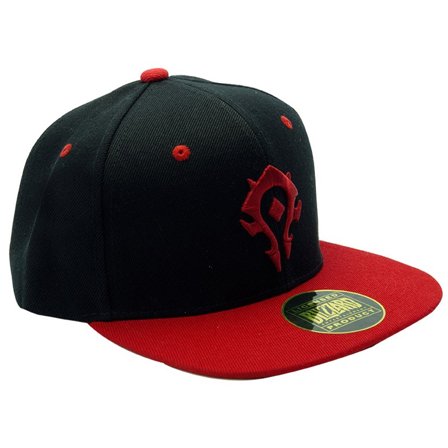 World of Warcraft Snapback Caps Horde Black & Red