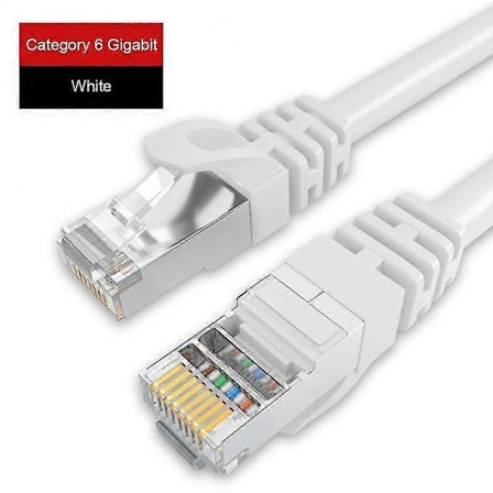 Ethernetkabel Cat6 Lan-kabel 15m UTP Cat 6 RJ 45 Splitter Nätverkskabel RJ45 Twisted Pair