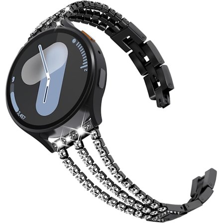 Kompatibel med Galaxy Watch armband 20mm damer Bling metallarmband för Galaxy Watch 7/6/5/4 armband
