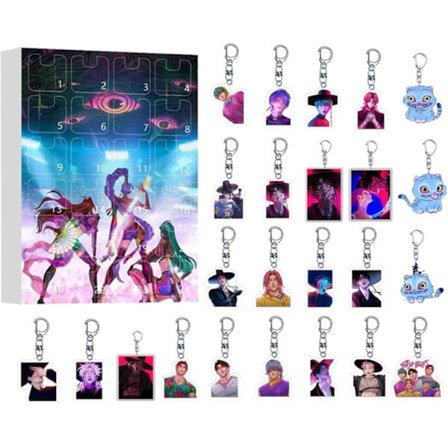 Anime Julekalender 2025 Nøkkelring Nedtellingskalender Julekalender (E)