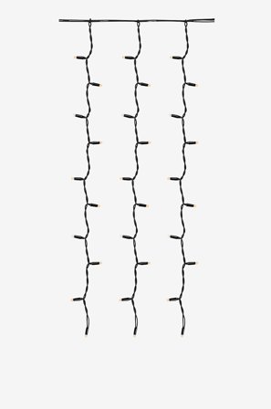 Markslöjd - CHRISSLINE valoverho 1x1,5 m, 100 L LED, Original Extra - Musta - Valoköynnökset - - Homeroom