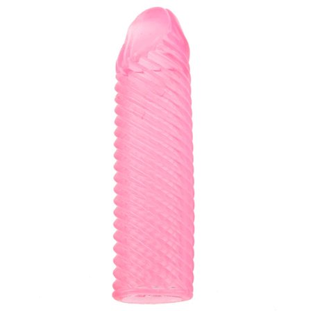 22 Stilar Mjuk Återanvändbar Kristall Hud Kuk Ärm Fördröjning Förlängning Expansion Leksaker för Vuxenfest