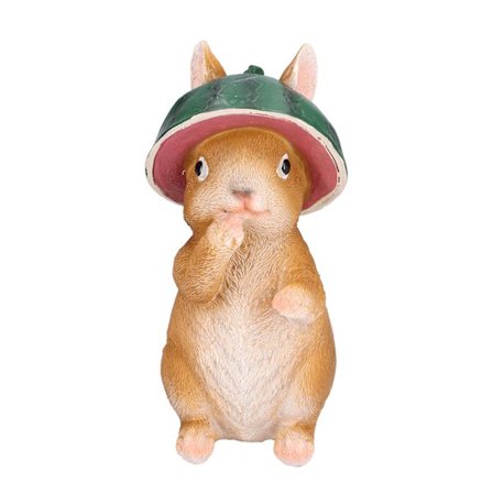 Harpiks Kanin Figurer for Hagedekorasjon