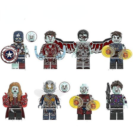 Zombie-versio Avengers Super British Iron Man Falcon Dr.