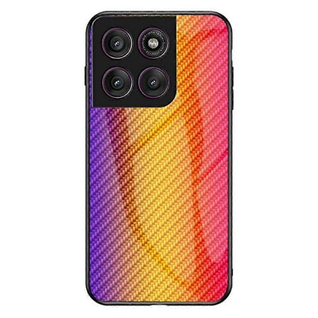 Til Motorola Edge 60 Pro 5G Etui Hærdet Glas Stødsikkert Telefoncover