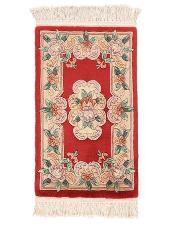 China 90 Line Teppich 60X90 Braun/Beige Wolle, China