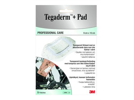 Tegaderm Vanntett kompress 9 x 10 cm, 5 stk.