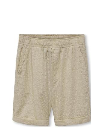 Kobnoah Seersucker Shorts Wvn Bottoms Shorts Green Kids Only