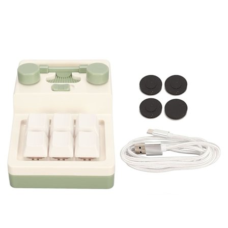 Mini 6-knapps tangentbord Mekaniskt rött switch Stöd för Hot Swappable Programmerbart Bluetooth-tangentbord med RGB-belysning för gaming