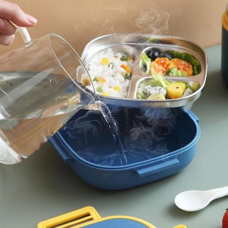Uteservering 304 Portable Steel Lunchbox
