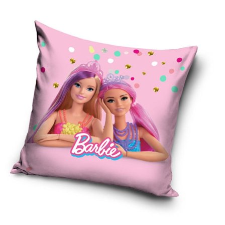 Barbie Vänners Velour Kuddeöverdrag 40x40 cm