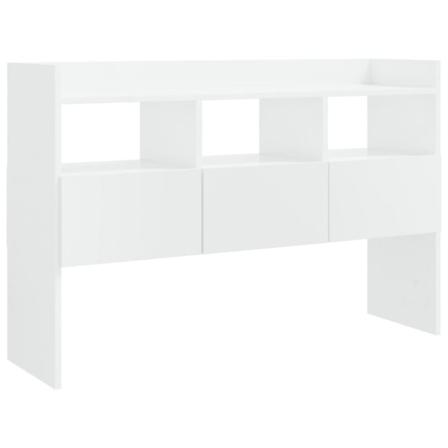 Vidaxl Skänk Vit Högglans 105x30x70 Cm Konstruerat Trä Vit