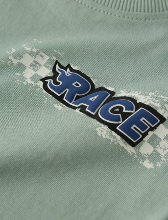 name it Nmmvagno Ls Loose Top - Green - 98