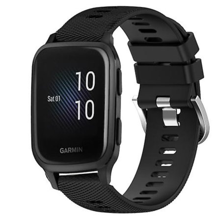 För Garmin Venu Sq 20 mm enfärgad mjukt watch
