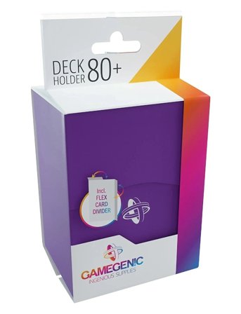 Deck Holder 80+ Purple Purple Gamegenic