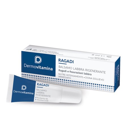 DERMOVITAMINA Ragadi Balsamo Labbra Rigenerante 8ml - Balsamo Labbra