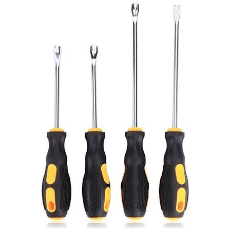 4 stk. polstrings hæfteklamme aftrækker, søm aftrækker, polstrings hæfteklamme fjerner, søm udtrækker