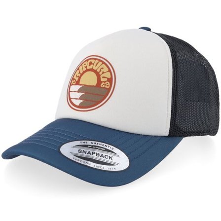 Rip Curl - Vit trucker Keps - Weekender Bone/Navy A-Frame Trucker @ Hatstore