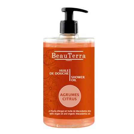 Beau Terra Shower Oils Citrus 750 ml, Skincare, Karbad, Badeolie