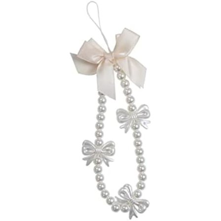 Puhelinkoru, vaaleanpunainen söpö puhelinkoru esteettinen rakkaus puhelinketju tyttö helmikoristeinen puhelinhihna helmi puhelinnauha koru (