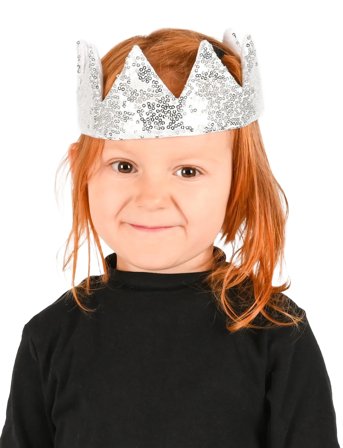 Den goda fen Crown Silver Sequin - Silver - ONE SIZE