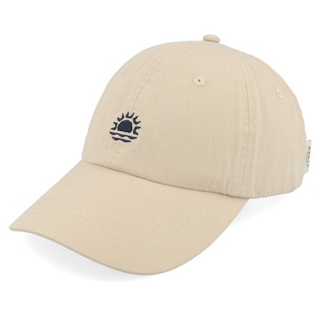 Barts - Jarrah Cap Sand Dad Cap Unconstructed Beige Cap - @ Hatstore