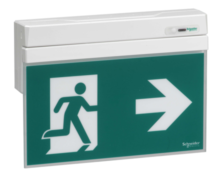 Schneider Electric OVA48404 Nödljusarmatur med piktogramset 26 m, Belysning