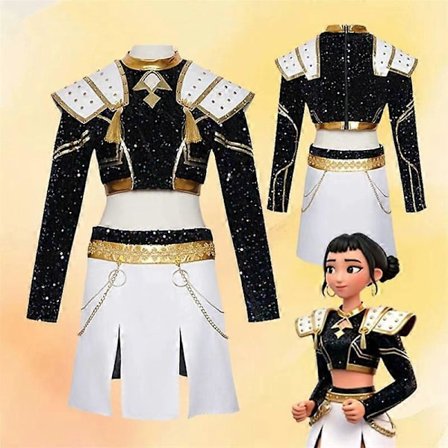 Cosplay Kostume kpop Kvinder Piger Halloween Karneval Voksen Børn Børnefest Rollespil Outfits