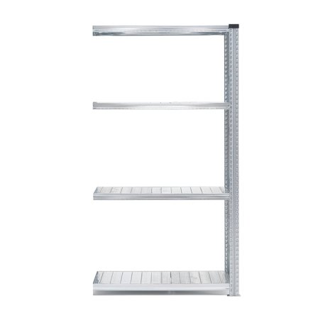 Reol TRANSFORM, påbygningssektion med 4 hylder, 1972x900x600 mm